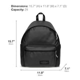 EASTPAK Day Pak'r – 24L Backpack with 14-inch Laptop Sleeve, Front & Security Pockets, Side Bottle Holder, Adjustable Straps, Tarp Black2