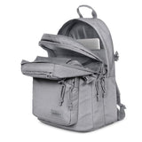 EASTPAK Double Pro – 32L Performance Backpack with 16" Laptop Sleeve, Dual Compartments, Security Pocket, Bottle Holder & Organizer, Sunday Grey