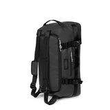 Eastpak Duffel Pack S – 40L Convertible Duffel Bag with Backpack Straps, Cabin-Size Travel Design, Weatherproof Finish & Gear Loops, Tarp Black