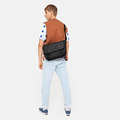 Eastpak Jr Shoulder Bag - For Laptop, Travel, Work, or Bookbag - Black