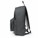 EASTPAK Out Of Office – 31L Backpack with Dual Compartments, 16” Laptop Sleeve, Security Pocket, Bottle Holder & Air Mesh Straps, Black Denim