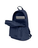 EASTPAK Padded Double – 24L Squared Backpack with Dual Front Pockets, 13” Laptop Sleeve, Bottle Holder & Padded Straps, Nighttime Navy