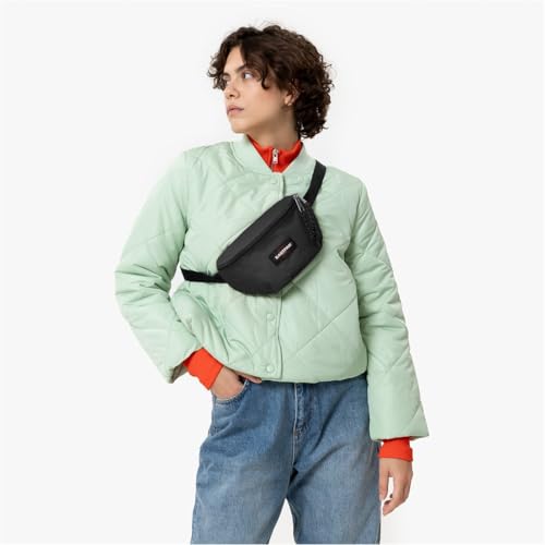 EASTPAK Springer – 2L Waistpack with Main & Back Zipped Compartments, Adjustable Belt, Lightweight Design, Black