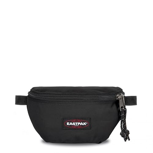 EASTPAK Springer – 2L Waistpack with Main & Back Zipped Compartments, Adjustable Belt, Lightweight Design, Black