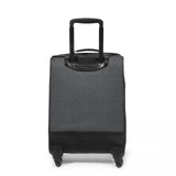 EASTPAK Trans4 S – 44L Large Wheeled Luggage with Dual Compartments, TSA Lock, 360° Spinner Wheels, and Diamond - Embossed Handle, Black Denim