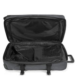 Eastpak Tranverz L – 121L Large Wheeled Luggage with Dual Compartments, TSA Lock, Compression Straps & Smooth - Wheeling System, Black Denim