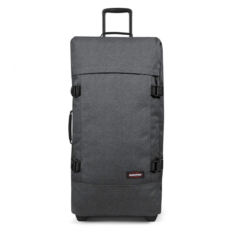 Eastpak Tranverz L – 121L Large Wheeled Luggage with Dual Compartments, TSA Lock, Compression Straps & Smooth - Wheeling System, Black Denim