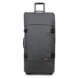Eastpak Tranverz L – 121L Large Wheeled Luggage with Dual Compartments, TSA Lock, Compression Straps & Smooth - Wheeling System, Black Denim