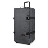 Eastpak Tranverz L – 121L Large Wheeled Luggage with Dual Compartments, TSA Lock, Compression Straps & Smooth - Wheeling System, Black Denim