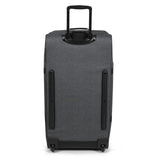 Eastpak Tranverz L – 121L Large Wheeled Luggage with Dual Compartments, TSA Lock, Compression Straps & Smooth - Wheeling System, Black Denim