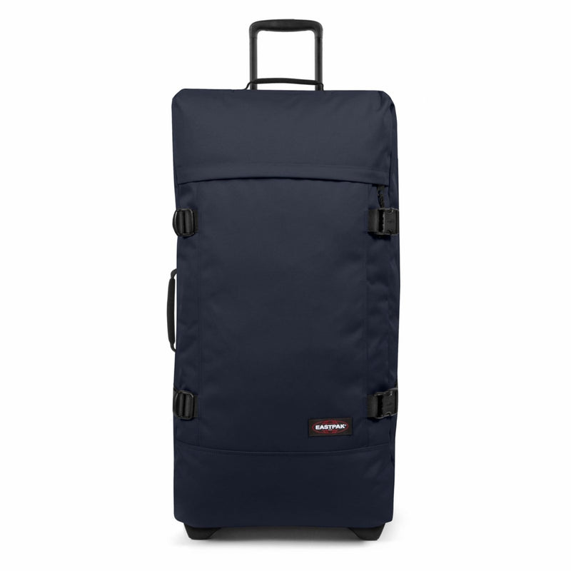 EASTPAK Tranverz L – 121L Large Wheeled Luggage with Dual Compartments, TSA Lock, Compression Straps & Smooth - Wheeling System, Ultra Marine