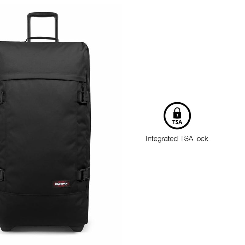 EASTPAK Tranverz L – 121L Large Wheeled Luggage with Dual Compartments, TSA Lock, Compression Straps & Smooth - Wheeling System, Ultra Marine