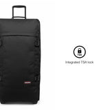 EASTPAK Tranverz L – 121L Large Wheeled Luggage with Dual Compartments, TSA Lock, Compression Straps & Smooth - Wheeling System, Ultra Marine