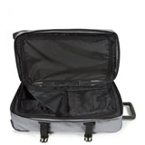 Eastpak Tranverz M – 78L Large Wheeled Luggage with Dual Compartments, TSA Lock, Compression Straps & Smooth - Wheeling System, Sunday Grey