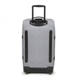 Eastpak Tranverz M – 78L Large Wheeled Luggage with Dual Compartments, TSA Lock, Compression Straps & Smooth - Wheeling System, Sunday Grey