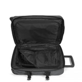 Eastpak Tranverz S – 42L Large Wheeled Luggage with Dual Compartments, TSA Lock, Compression Straps & Smooth - Wheeling System, Black Denim
