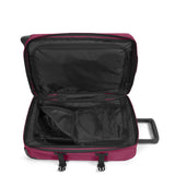 EASTPAK Tranverz S – 42L Small Wheeled Luggage with Dual Compartments, TSA Lock, Compression Straps & Smooth - Wheeling System, Wine Burgundy