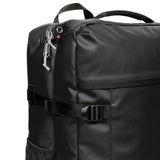 EASTPAK Travelpack – 42L Cabin-Size Duffel Backpack with Dual Compartments, 17" Laptop Sleeve, Vegan Design & Adjustable Straps, Tarp Black