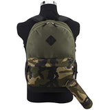Eastsport Dome Classic Travel Daypack Backpack Bookbag Bag with Accessory Pouch, Army Green/Camo