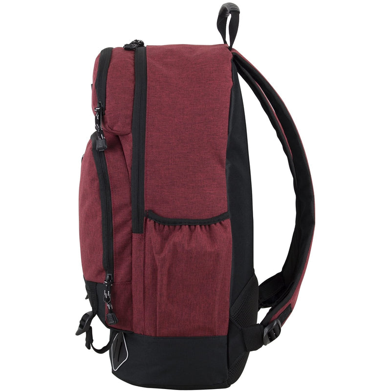 Eastsport Elevated Multi - Compartment Luggage Hiking Camping Outdoors Weekender Travel Large Bookbag Backpack Daypack Rusksack Bag, Maroon