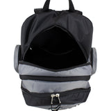 Eastsport Extra Large Backpack Expandable Oversized For Travel Hiking Work Camping Sports Outdoors With Drawstring Bag 18x13.5x9.5 Mochila De Viaje Ash Gray Black