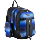 Eastsport Extra Large Backpack Expandable Oversized For Travel Hiking Work Camping Sports Outdoors With Drawstring Bag 18x13.5x9.5 Mochila De Viaje Blue Ombre Black