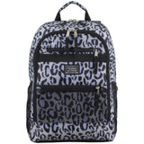Eastsport Lunch Backpack Travel College Laptop Bookbag, Reusable Insulated Food Snack Cooler Lunchbox Set, for Work, Outdoor, Midnight Cheetah