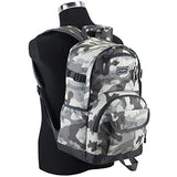 Eastsport Multi-Purpose Millennial Tech Carry On Luggage Weekender Casual Daypack Backpack Bag, Grey Camo
