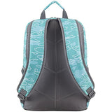 Eastsport Travel College Laptop Lunch Backpack Bookbag, Reusable Insulated Food Snack Cooler Lunchbox Set, for Work, Outdoor, Ocean Paradise