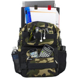 Eastsport Travel Skateboard Backpack Double Strap Laptop Bag Multi - Sport Design for Men and Women, Army Camo