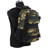 Eastsport Travel Skateboard Backpack Double Strap Laptop Bag Multi - Sport Design for Men and Women, Army Camo