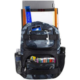 Eastsport Travel Skateboard Backpack Double Strap Laptop Bag Multi-Sport Design for Men and Women, Camo Black