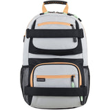 Eastsport Travel Skateboard Backpack Double Strap Laptop Bag Multi - Sport Design for Men and Women, Light Khaki