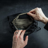 Eberlestock Bando Bag - Tactical Mens Fanny Pack w/Adjustable Waist Belt, Zippered Pockets, Compact Lightweight Belt Bag, Everyday Hip Pouch for Travel Outdoor Running Hunting, Black