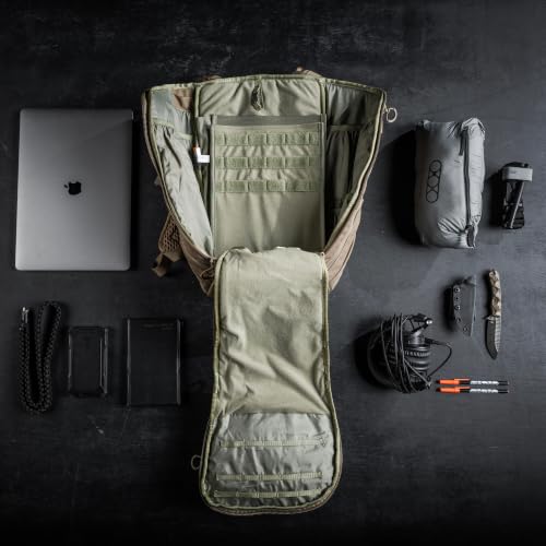 Eberlestock Switchblade Pack - Low Profile Tactical EDC Backpack for Maximum Space and Organization (Coyote Brown)