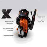 Echo 220 MPH 1110 CFM 79.9 cc Gas 2 - Stroke X Series Backpack Blower with Tube - Mounted Throttle PB - 9010T