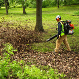 Echo 220 MPH 1110 CFM 79.9 cc Gas 2 - Stroke X Series Backpack Blower with Tube - Mounted Throttle PB - 9010T