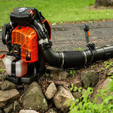Echo 220 MPH 1110 CFM 79.9 cc Gas 2 - Stroke X Series Backpack Blower with Tube - Mounted Throttle PB - 9010T