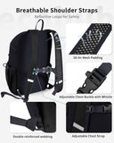 ECOHUB 15L Lightweight Casual Daypack, Packable Backpack for Daily Use, Hiking & Travel, Foldable Small Backpack with Stretch Mesh Pockets, Water - Resistant Nylon, Reflective Design