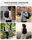 ECOHUB 15L Lightweight Casual Daypack, Packable Backpack for Daily Use, Hiking & Travel, Foldable Small Backpack with Stretch Mesh Pockets, Water - Resistant Nylon, Reflective Design