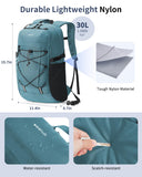 ECOHUB Hiking Backpack 30L Travel Backpack Lightweight Casual Daypack Water Resistant Camping Bag Outdoor Sports Back pack for Men Women