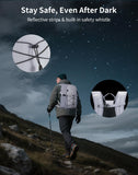 ECOHUB Small Hiking Backpack for Men Women, 20L Lightweight Travel Backpacks Water Resistant Camping Cycling Hiking Daypack