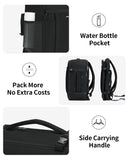 ECOHUB Travel Backpack for Men Women, Carry on Backpack with USB Charging Hole, Spirit Airlines Personal Item Bag Flight Approved, 15.6 Inch Laptop Backpack with Anti Theft Pockets, 30L, Black