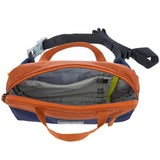 Eddie Bauer 3L Field Pack with Adjustable Waistband, Dusted Indigo/Sienna