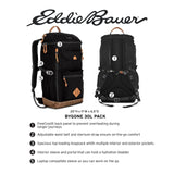 Eddie Bauer Bygone 30L Backpack with Top Loading Knapsack, Light Heather Grey