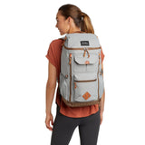 Eddie Bauer Bygone 30L Backpack with Top Loading Knapsack, Light Heather Grey