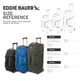 Eddie Bauer Expedition Rolling Duffel Bag with Wheels | Travel | Carry - On | Luggage | Rugged | Durable - Rust, 22"