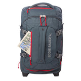 Eddie Bauer Expedition Rolling Duffel Bag with Wheels | Travel | Carry - On | Luggage | Rugged | Durable - Storm, 22"