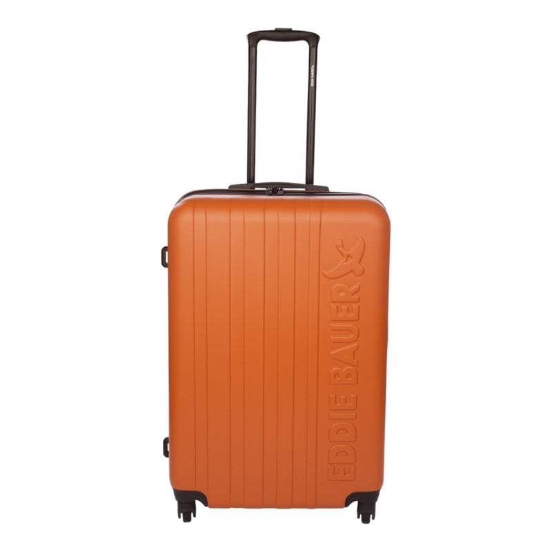 Eddie Bauer Flatiron Check - In 28" Luggage | Hardside | Spinner Wheels | Expandable | Lightweight | Travel Essentials - Paprika