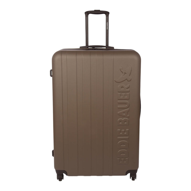 Eddie Bauer Flatiron Check - In 32" Luggage | Hardside | Spinner Wheels | Expandable | Lightweight | Travel Essentials - Dark Fatigue
